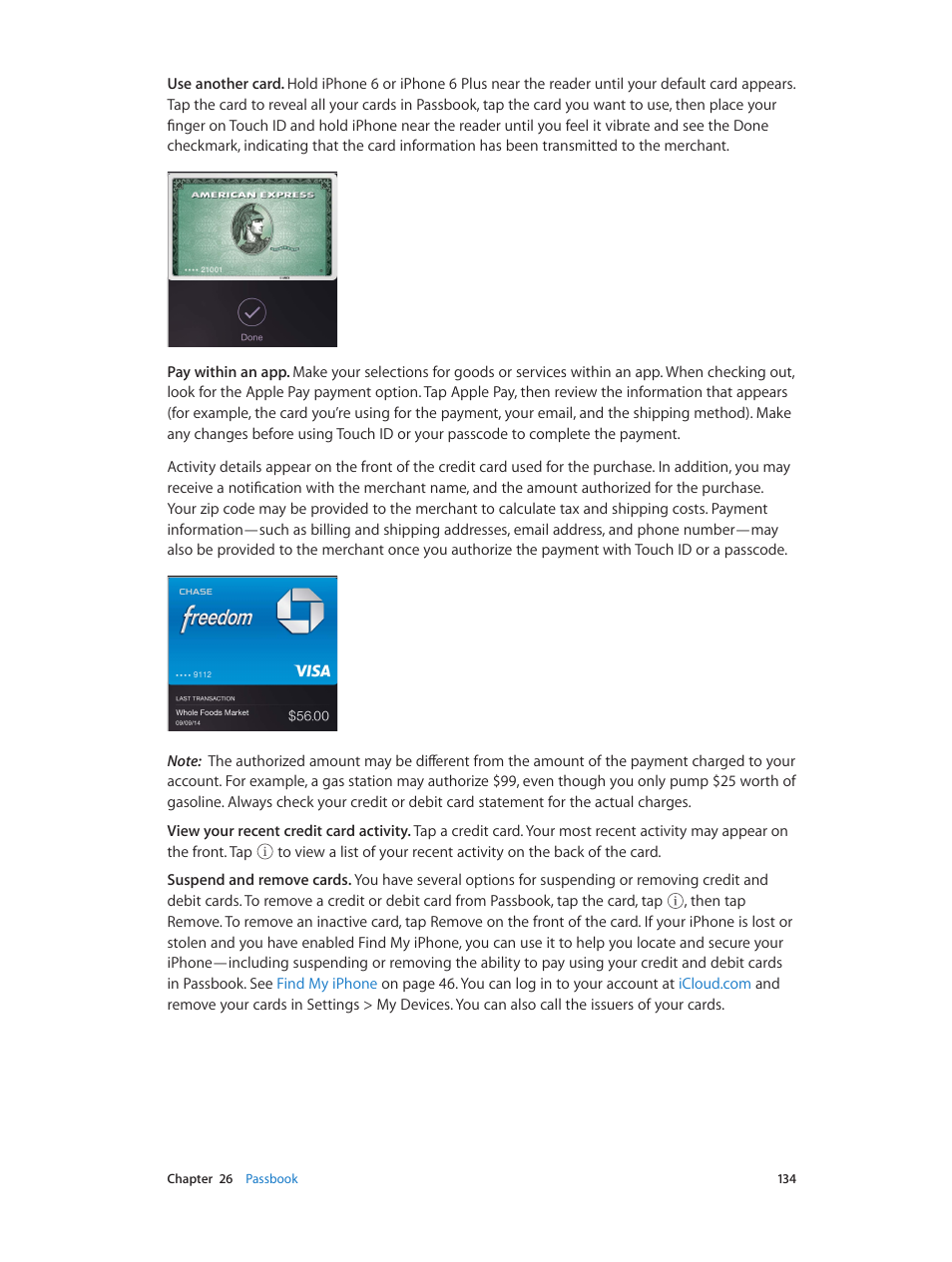 Apple iPhone iOS 8.4 User Manual | Page 134 / 196