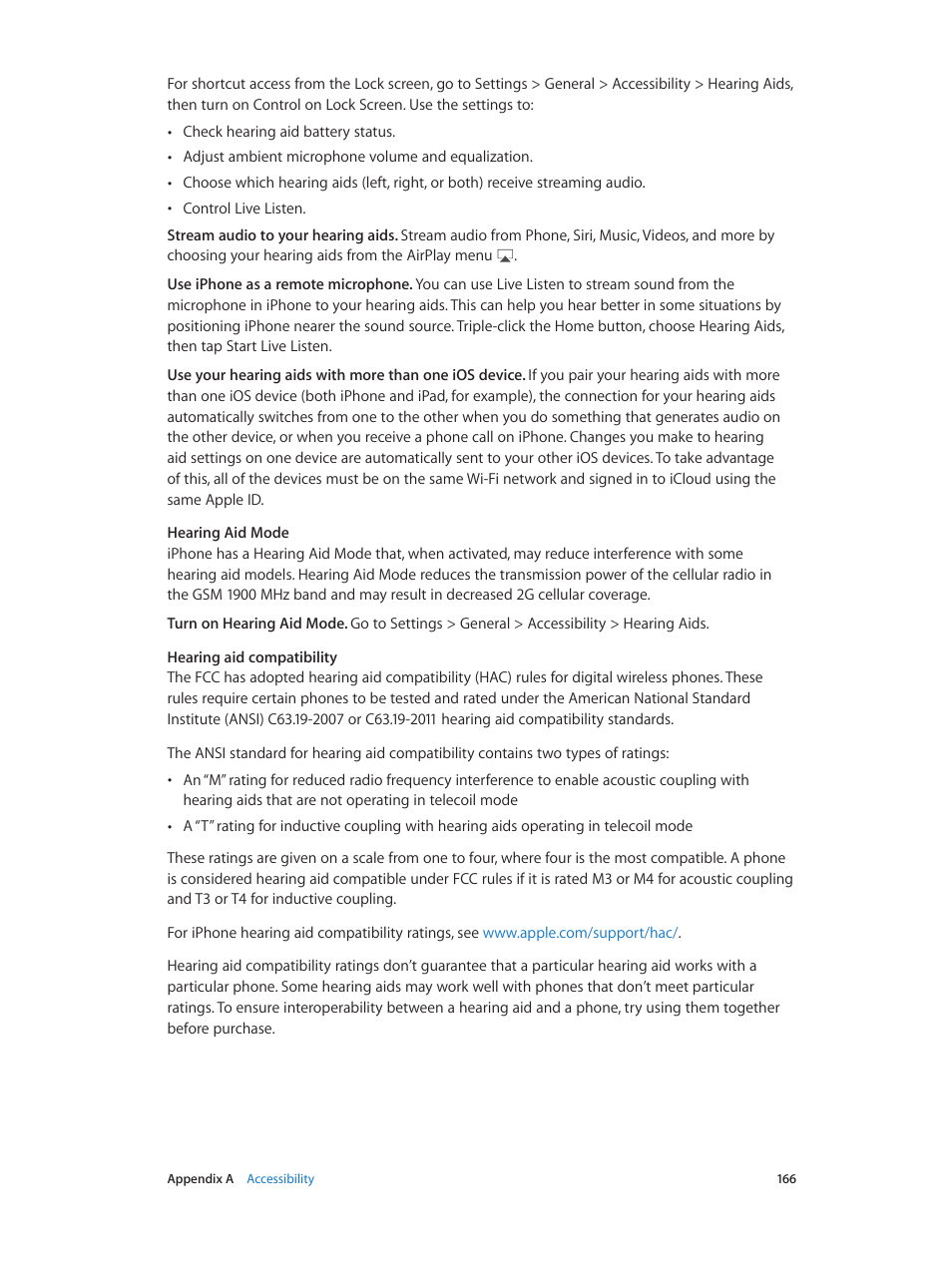 Apple iPhone iOS 8.4 User Manual | Page 166 / 196