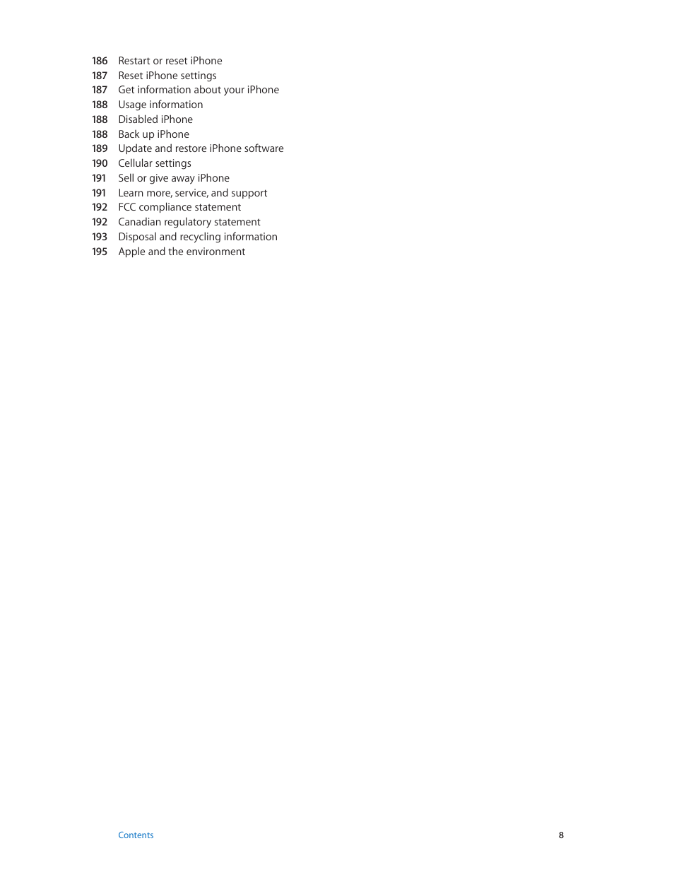 Apple iPhone iOS 8.4 User Manual | Page 8 / 196
