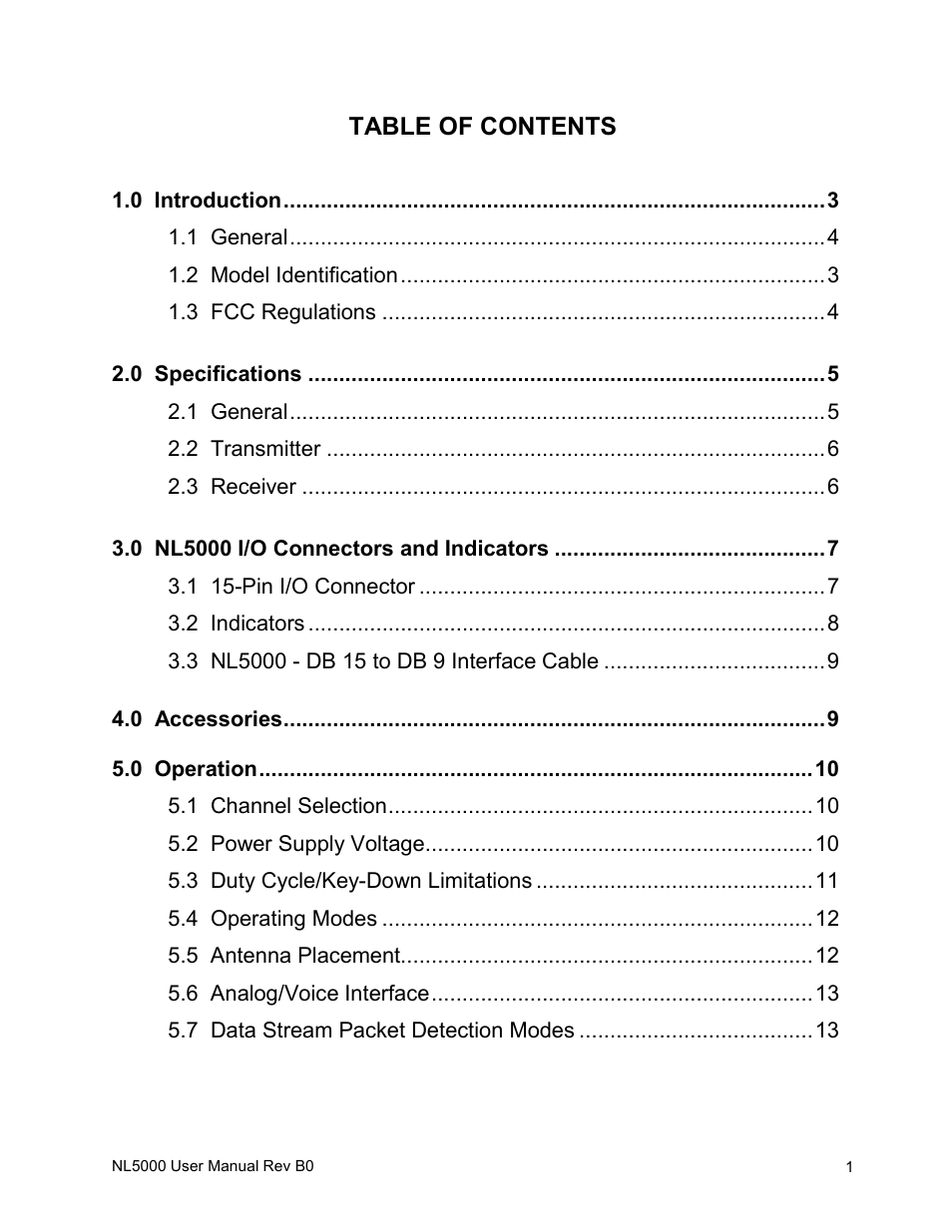 RF Neulink NL5000 Rev B0 User Manual | Page 2 / 25