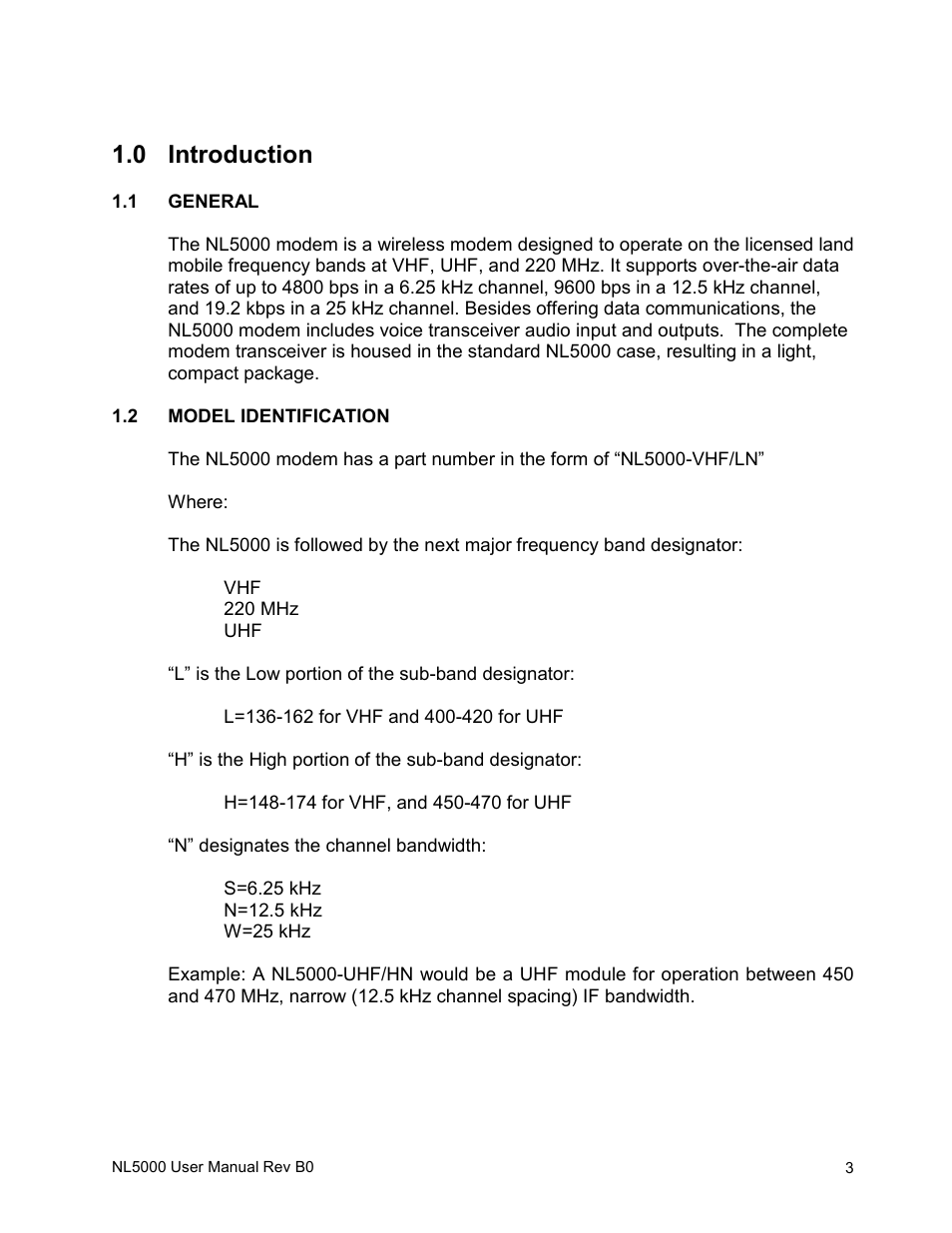 0 introduction | RF Neulink NL5000 Rev B0 User Manual | Page 4 / 25