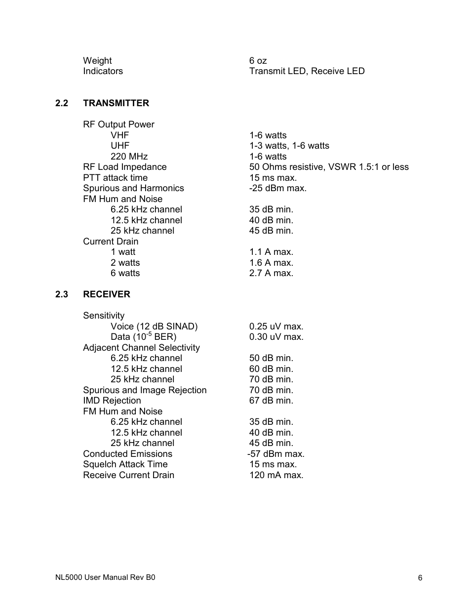 RF Neulink NL5000 Rev B0 User Manual | Page 7 / 25