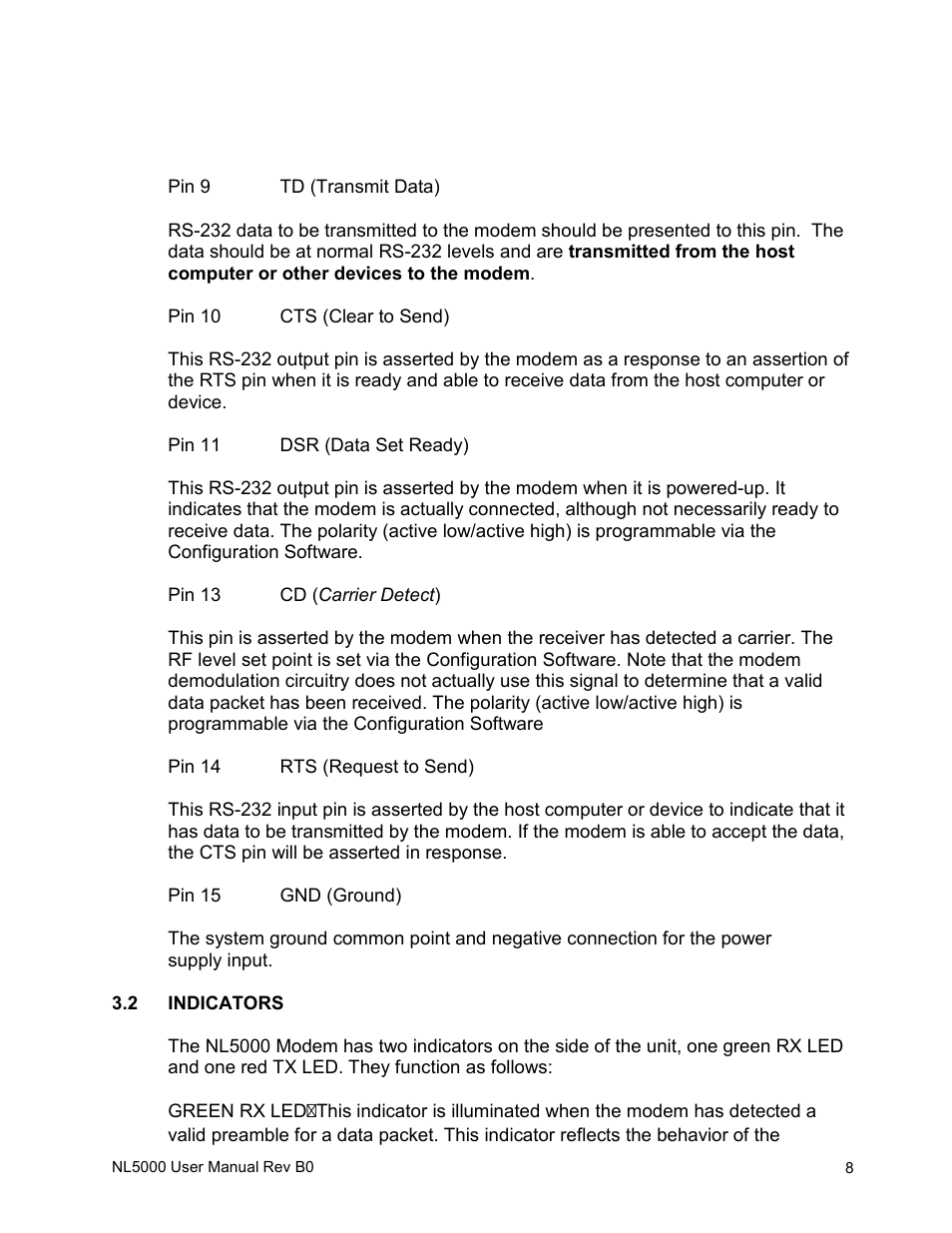 RF Neulink NL5000 Rev B0 User Manual | Page 9 / 25