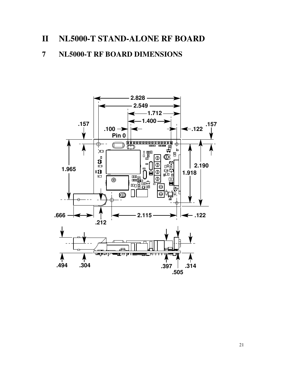 Ii nl5000-t stand-alone rf board | RF Neulink NL5000-T User Manual | Page 21 / 21