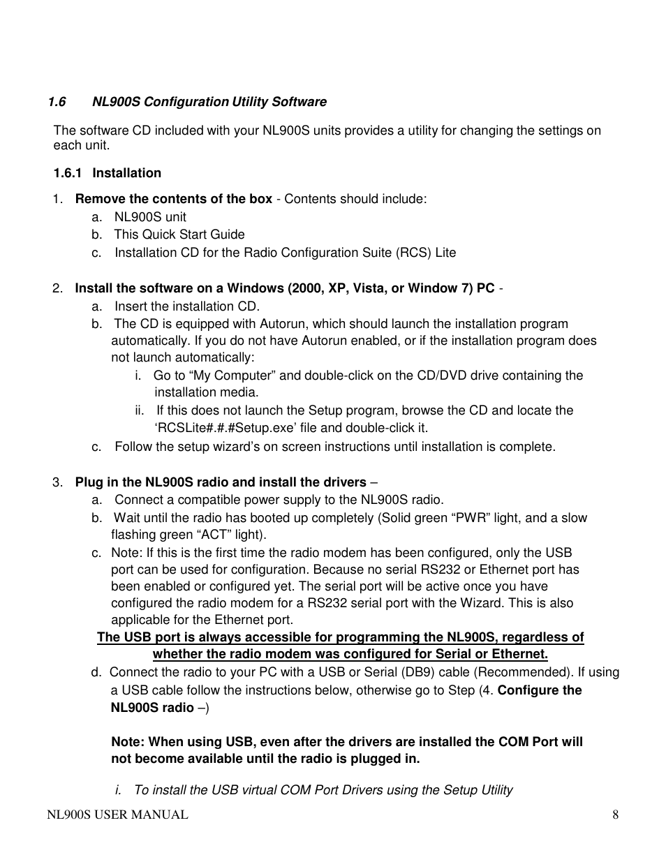 RF Neulink NL900S User Manual | Page 8 / 17