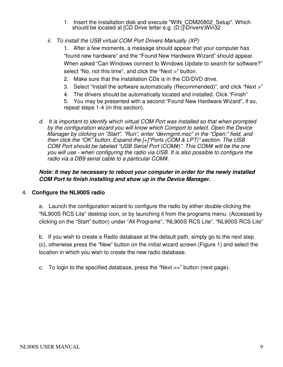RF Neulink NL900S User Manual | Page 9 / 17