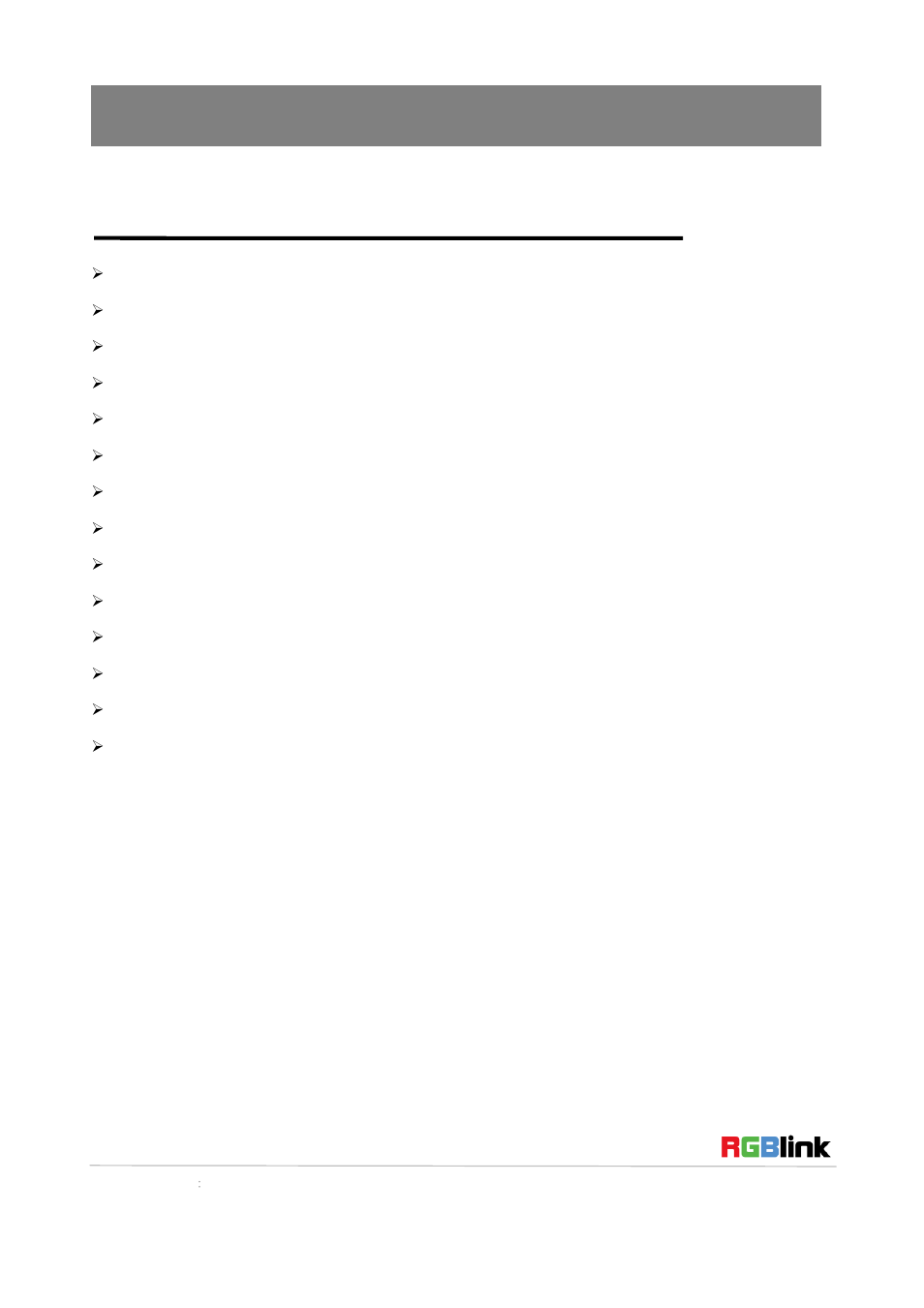 Operating instruction, Content | RGBLink VENUS X1 Quick Start User Manual | Page 7 / 19