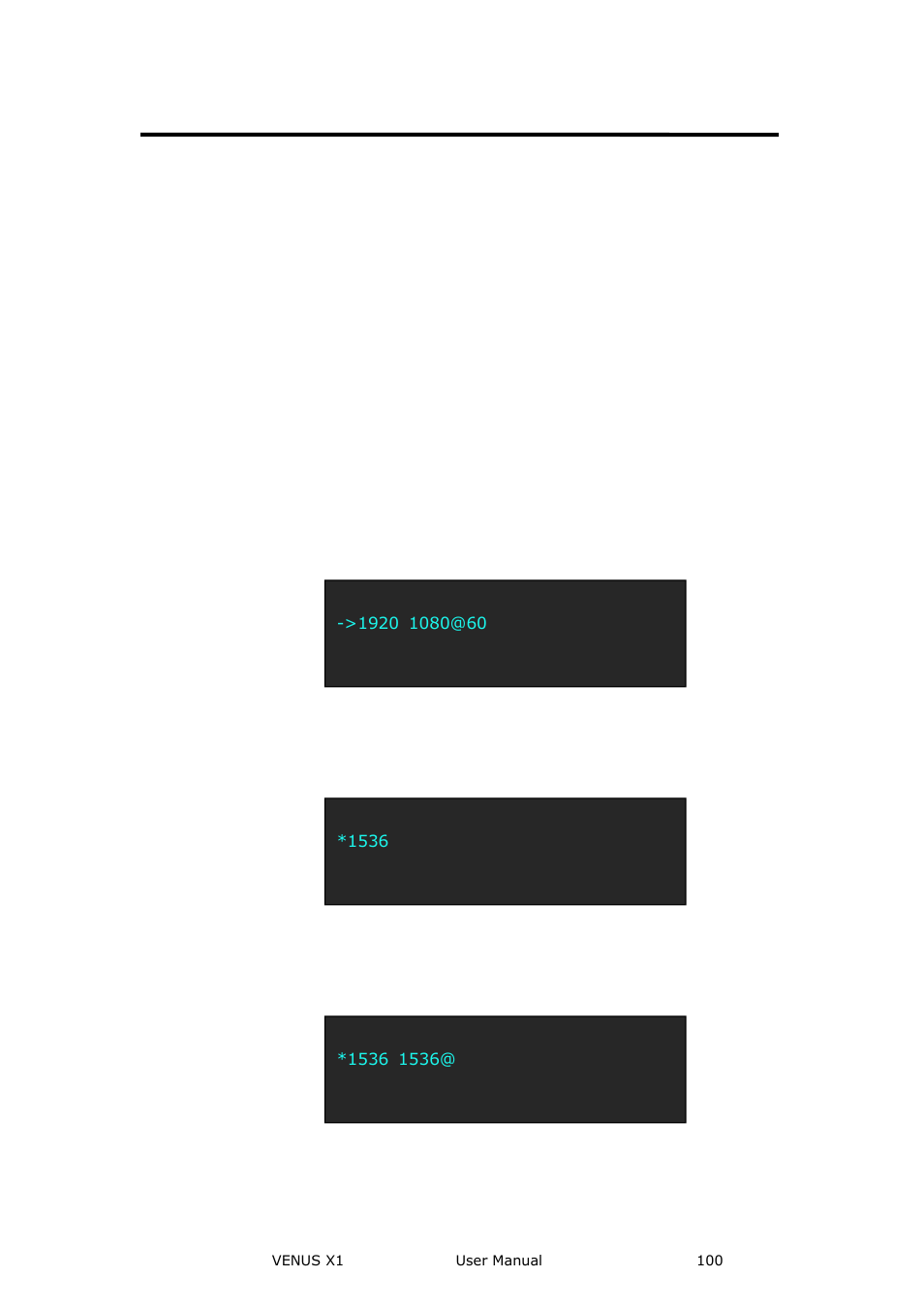How to choose and custom output resolution, How to choose and, Custom the output resolution | System setup and operation | RGBLink VENUS X1 User Manual User Manual | Page 100 / 135