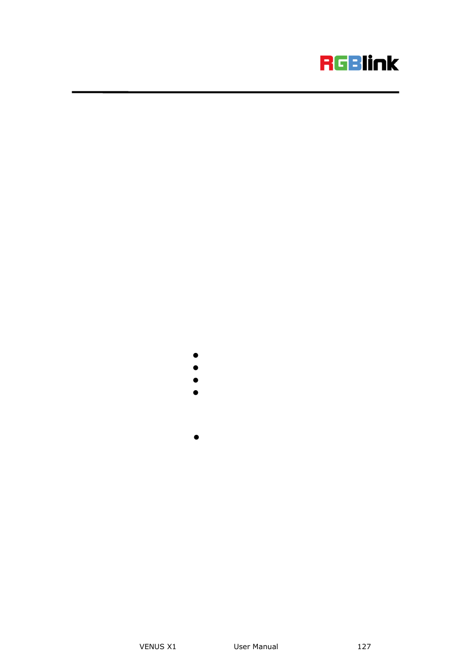 B. contact information, Appendix b, Contact information | Warranty | RGBLink VENUS X1 User Manual User Manual | Page 127 / 135