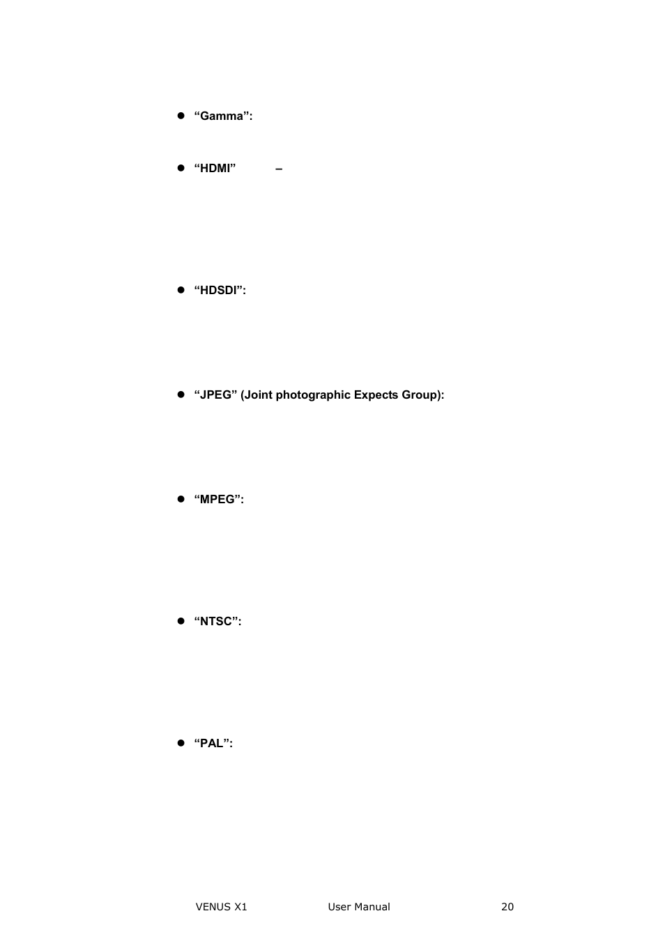 Introduction | RGBLink VENUS X1 User Manual User Manual | Page 20 / 135