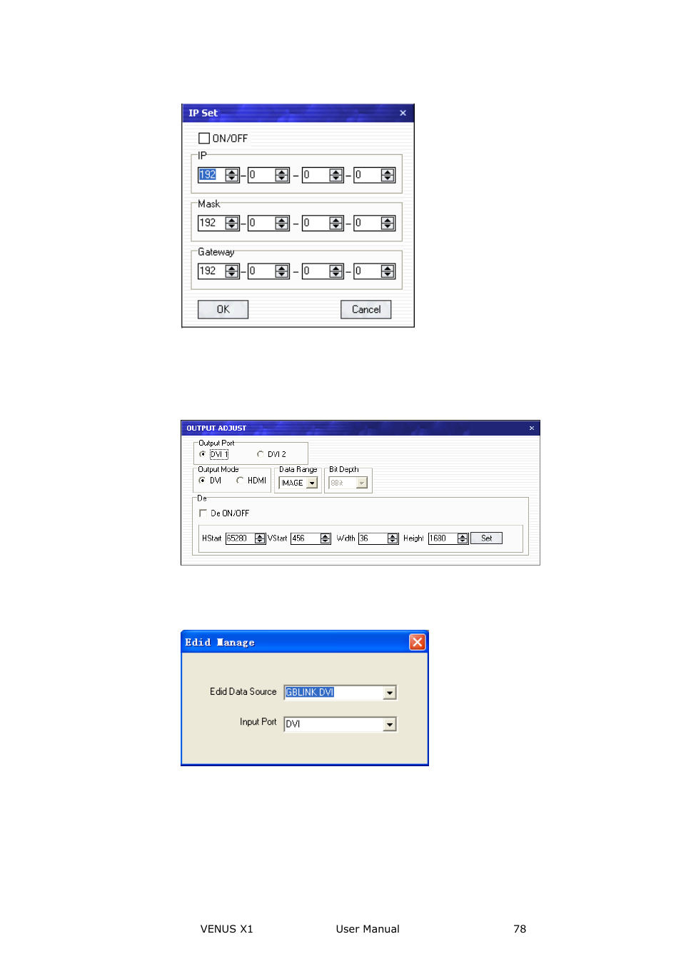 Communication software guideline | RGBLink VENUS X1 User Manual User Manual | Page 78 / 135