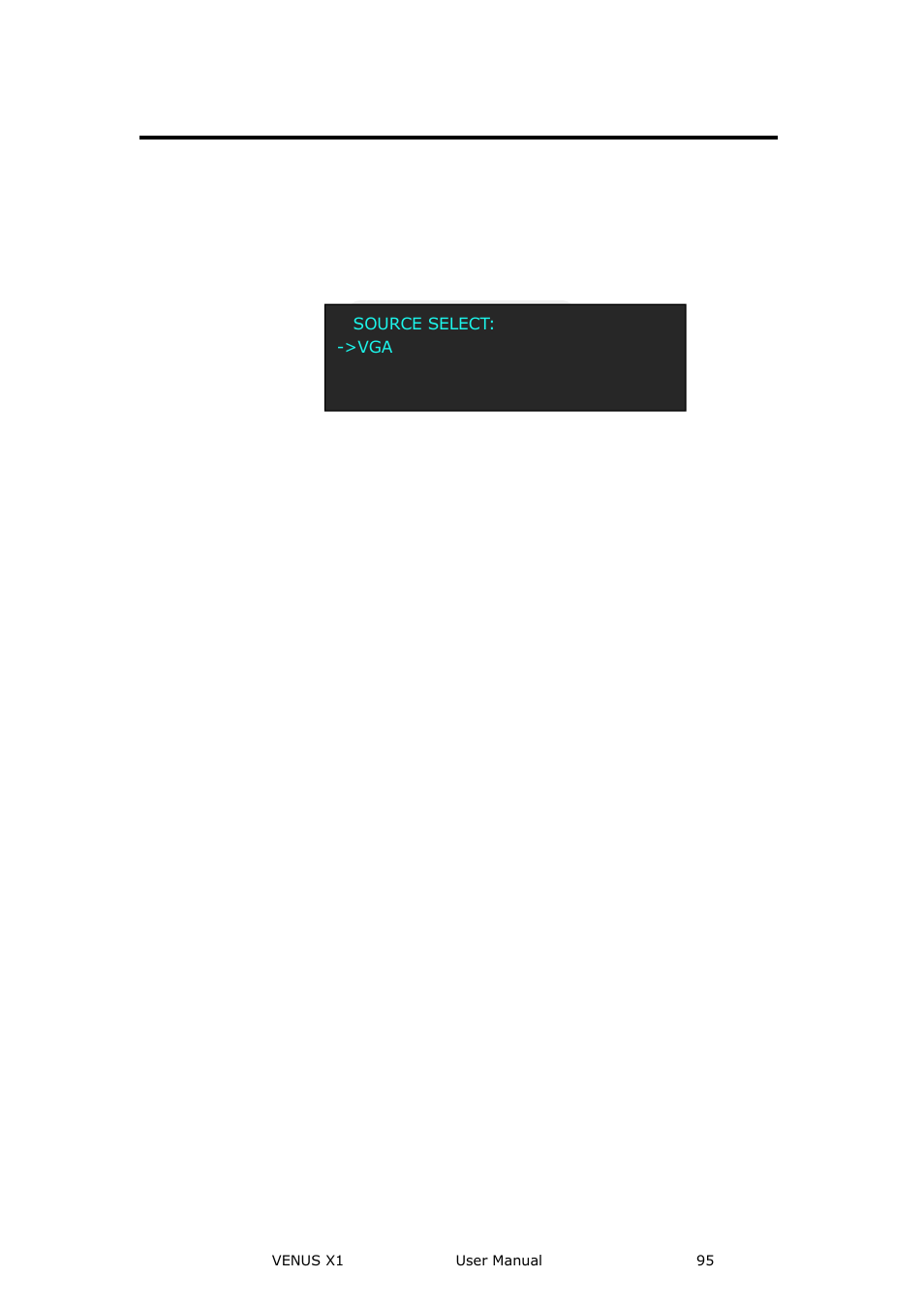 How to realize single image switching, System setup and operations | RGBLink VENUS X1 User Manual User Manual | Page 95 / 135