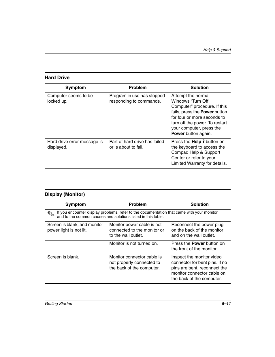 Compaq 4000 User Manual | Page 55 / 70