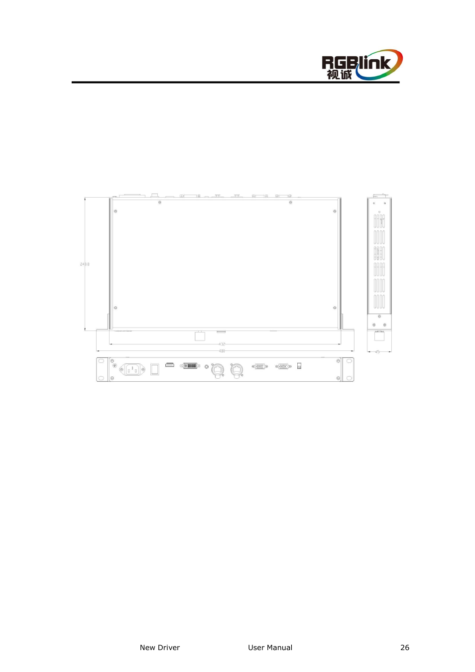 Hardware installation, In this chapter, 3 . hardware installation | RGBLink New Driver User Manual User Manual | Page 26 / 50
