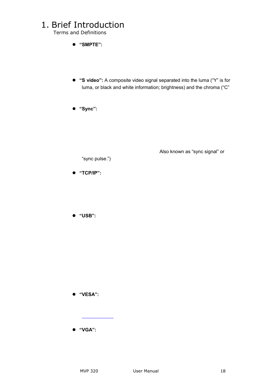 Brief introduction | RGBLink MVP 320 User Manual User Manual | Page 18 / 60