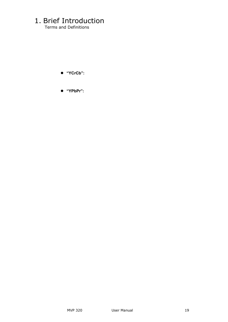 Brief introduction | RGBLink MVP 320 User Manual User Manual | Page 19 / 60