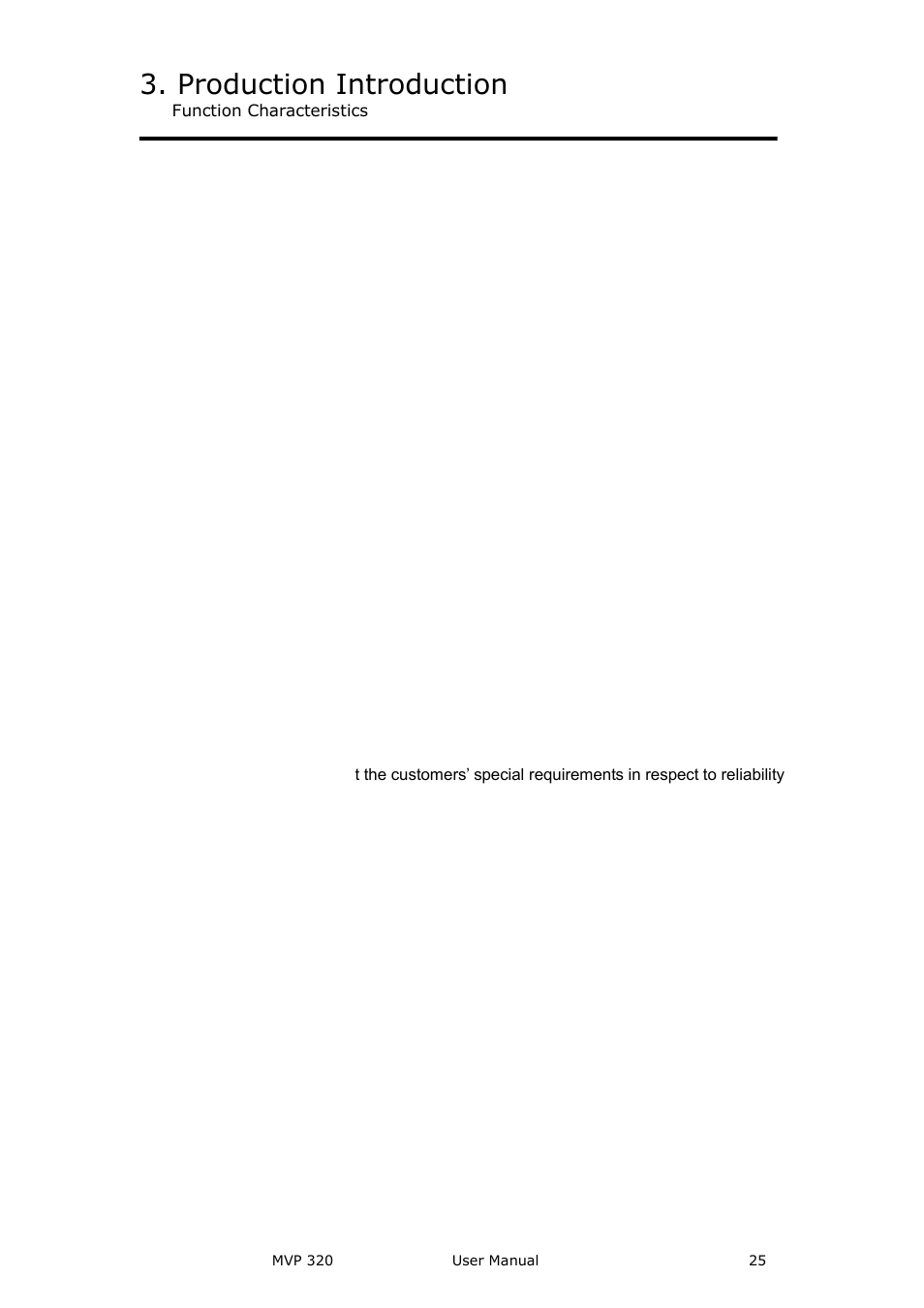 Function characteristics, No time delay or black when changing signal, Production introduction | RGBLink MVP 320 User Manual User Manual | Page 25 / 60