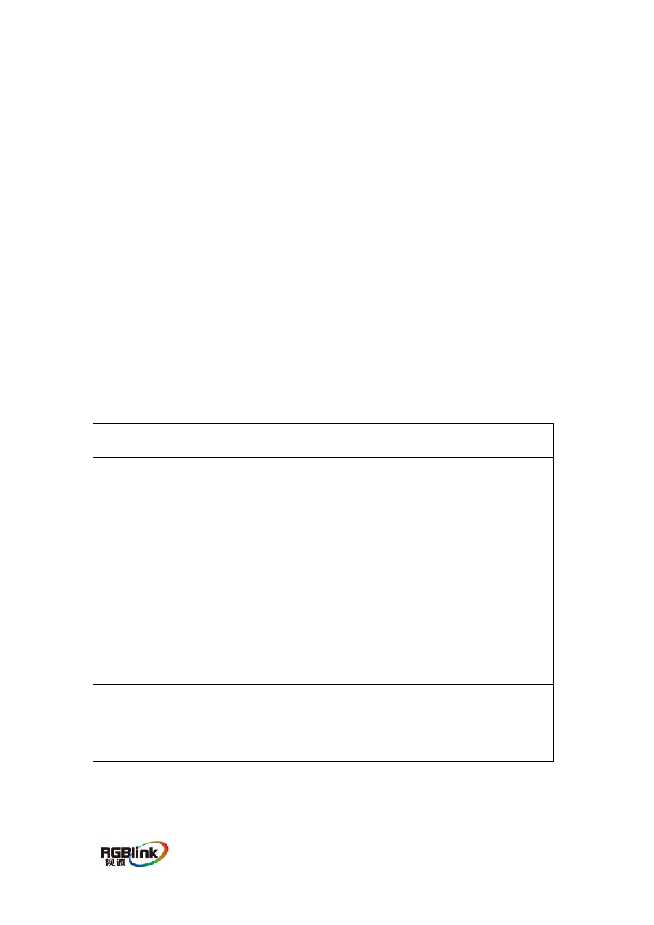 RGBLink MSP 215A User Manual | Page 6 / 6