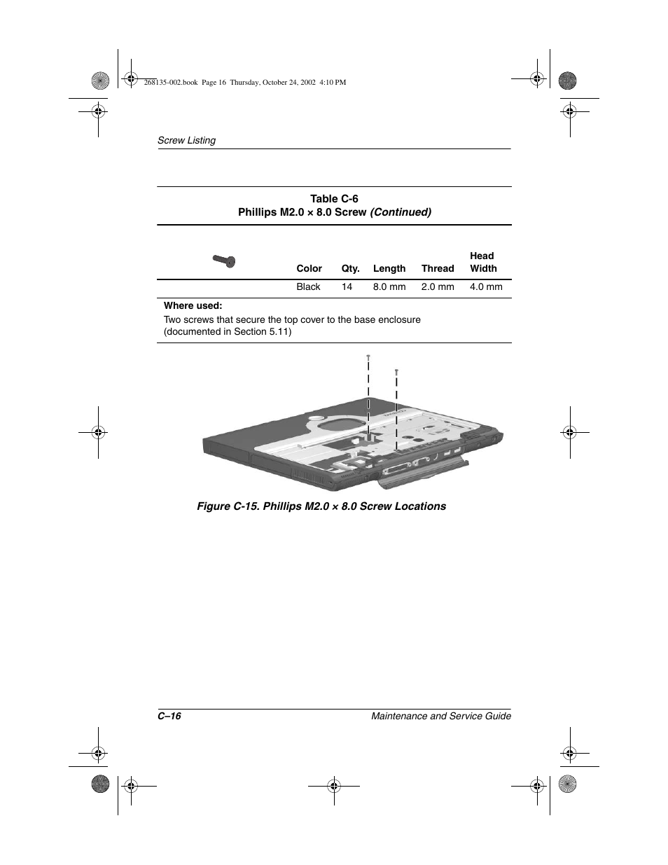 Compaq 2800 User Manual | Page 172 / 181