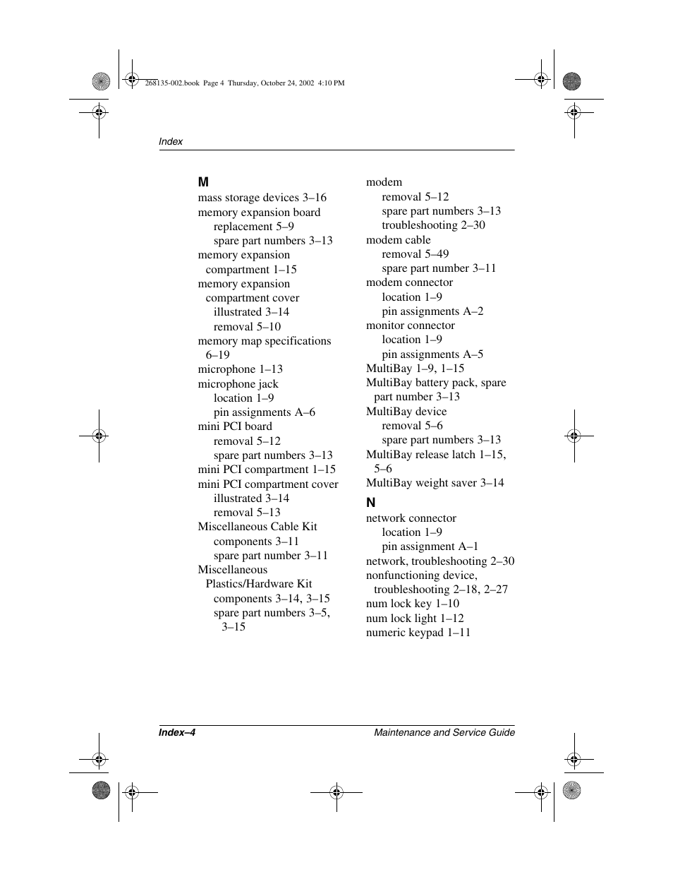 Compaq 2800 User Manual | Page 178 / 181