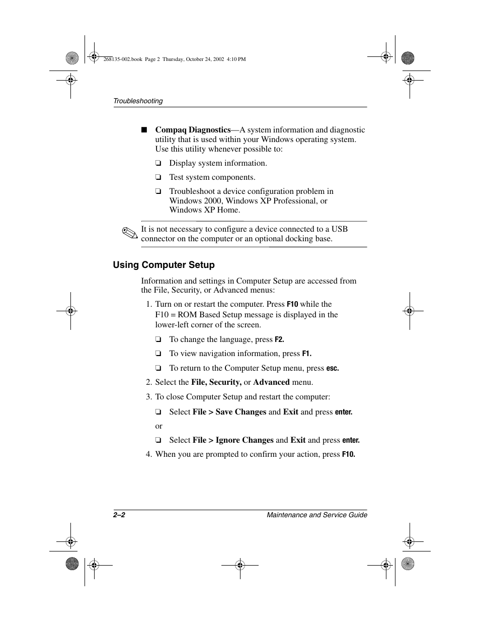 Compaq 2800 User Manual | Page 23 / 181