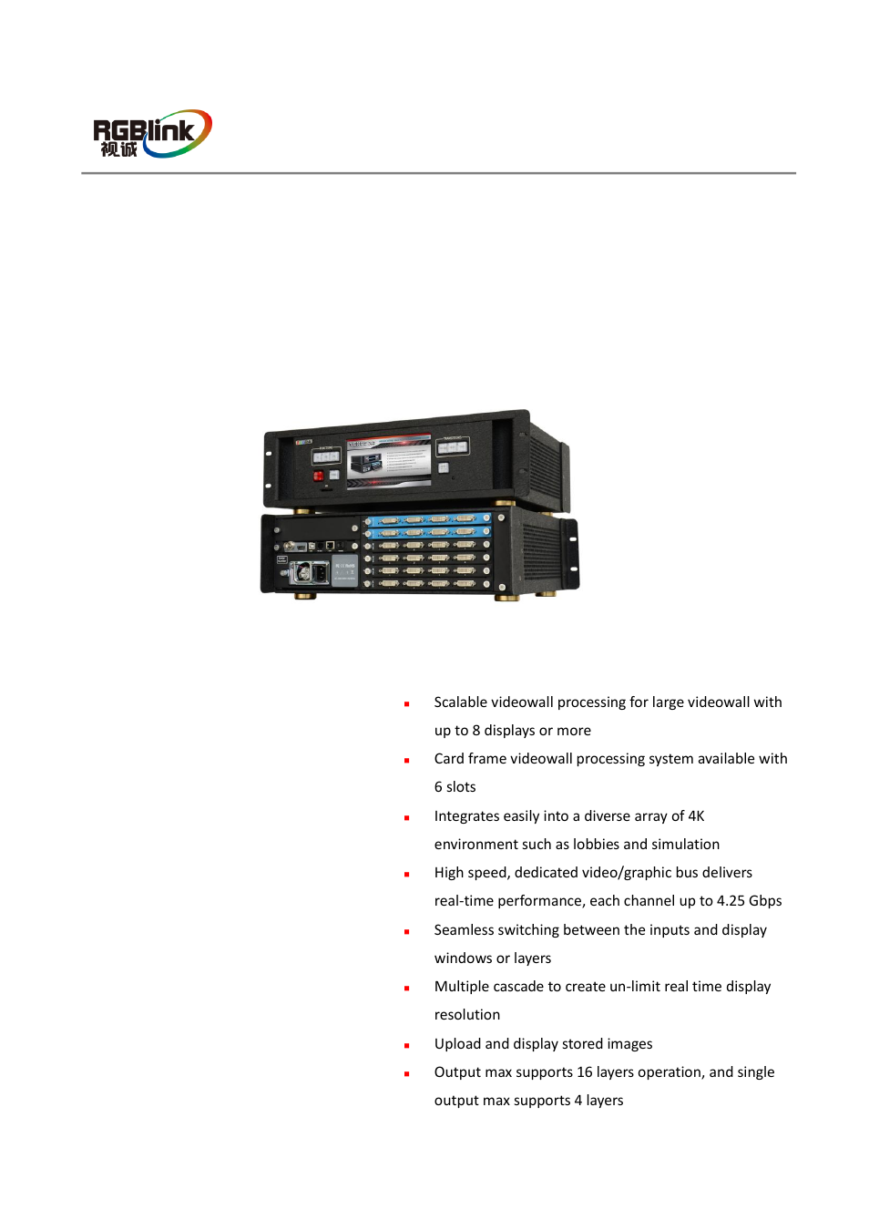RGBLink VENUS X3 Quick Start User Manual | 37 pages