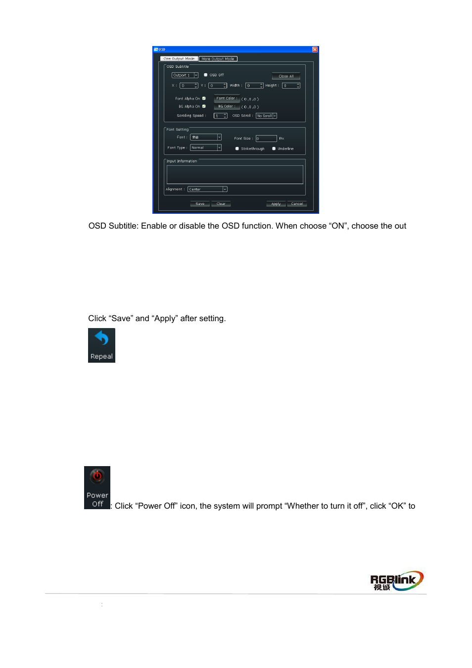 Other, Power | RGBLink VENUS X3 Quick Start User Manual | Page 24 / 37