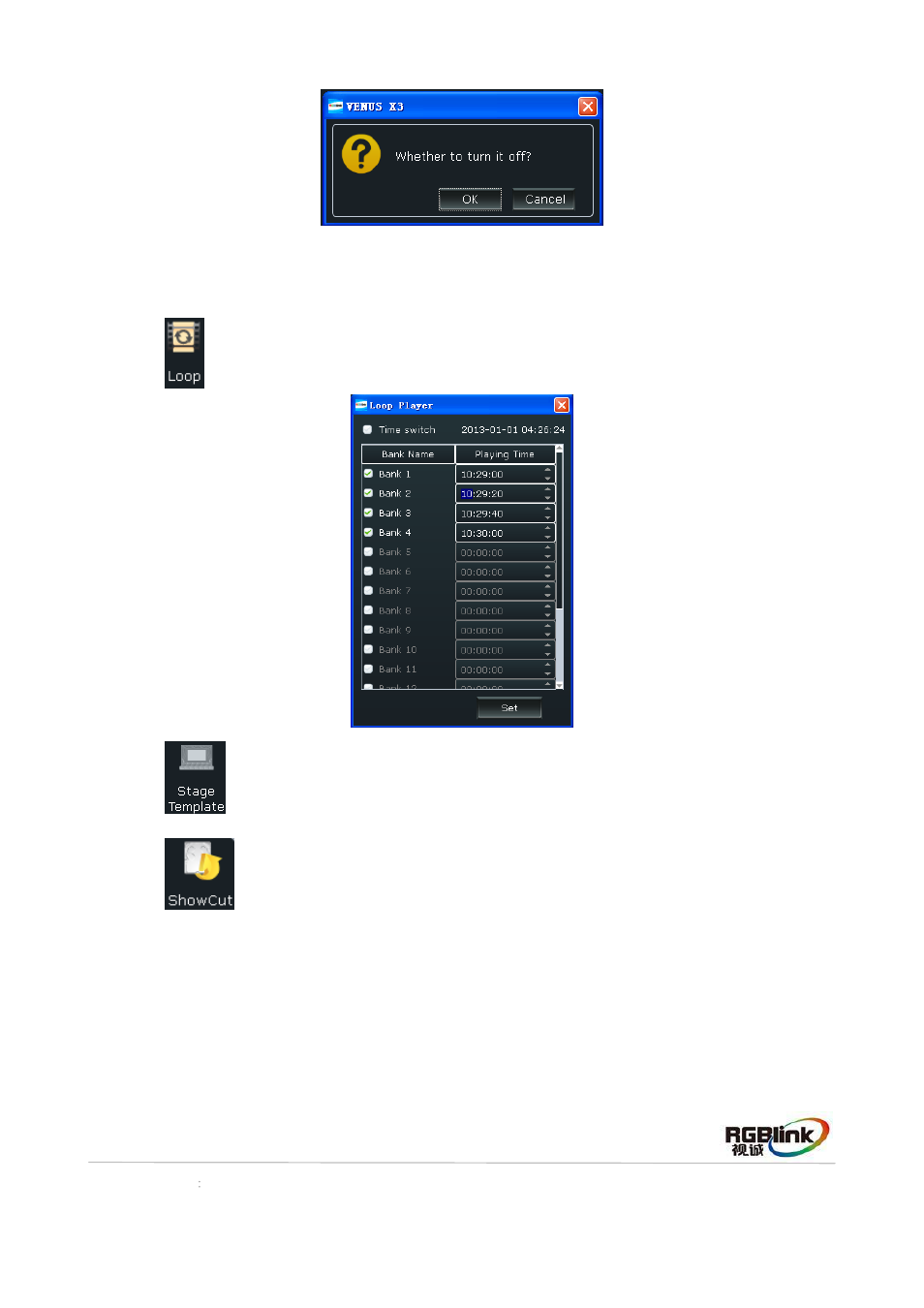 Screen mode | RGBLink VENUS X3 Quick Start User Manual | Page 25 / 37