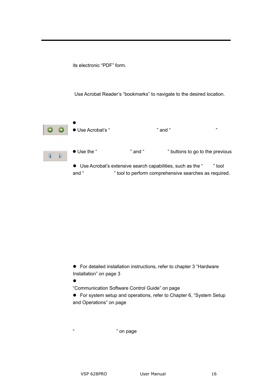 How to use this manual, Introduction, Navigating | Table of contents and index, General operations | RGBLink VSP 628PRO User Manual User Manual | Page 16 / 120