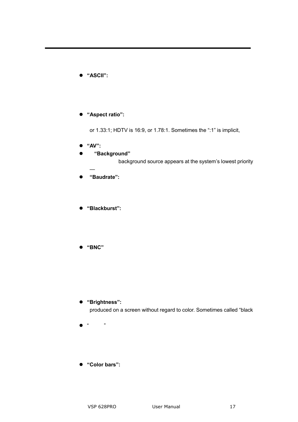 Terms and definitions, Introduction | RGBLink VSP 628PRO User Manual User Manual | Page 17 / 120