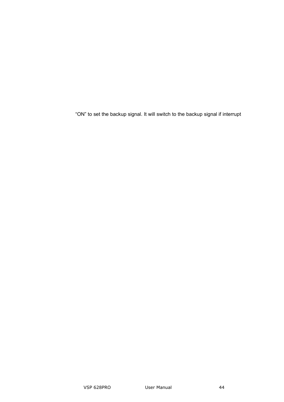 Output, Menu orientation | RGBLink VSP 628PRO User Manual User Manual | Page 44 / 120