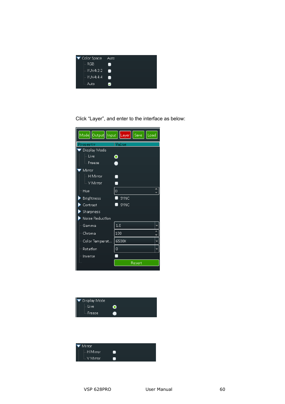 Layer, Communication software guideline | RGBLink VSP 628PRO User Manual User Manual | Page 60 / 120