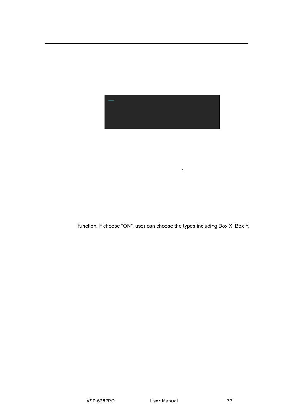 How to realize the test pattern setting, System setup and operations | RGBLink VSP 628PRO User Manual User Manual | Page 77 / 120