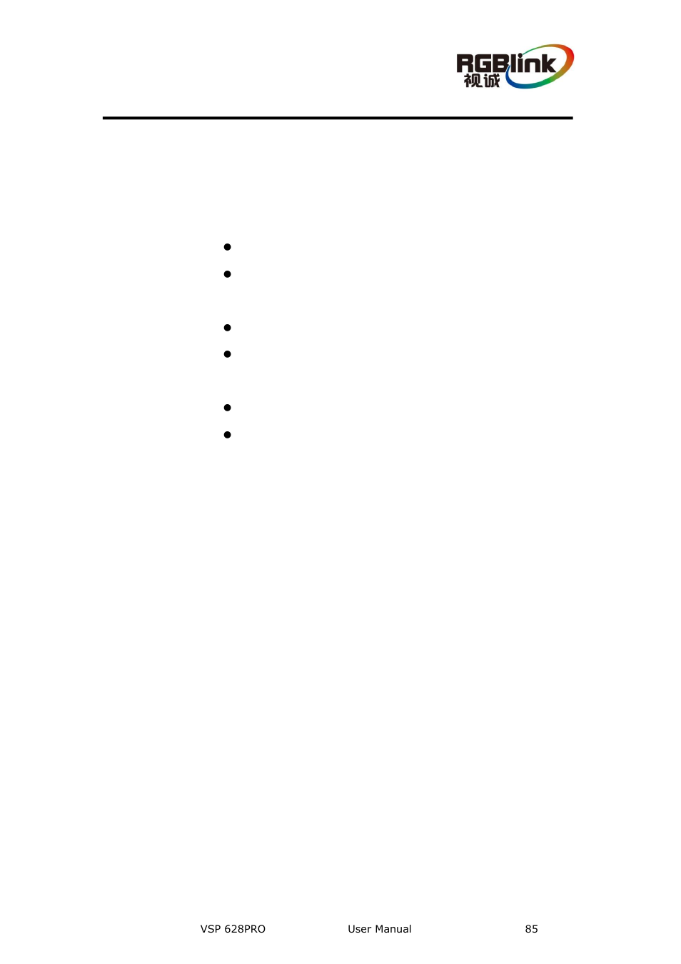 Common questions and solution, In this chapter, Chapter 7 | RGBLink VSP 628PRO User Manual User Manual | Page 85 / 120