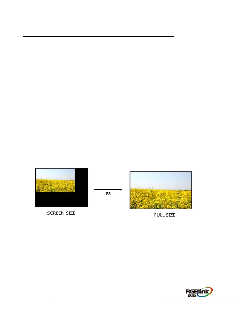 How to realize the screen size setting | RGBLink VSP 168S Quick Start User Manual | Page 12 / 19