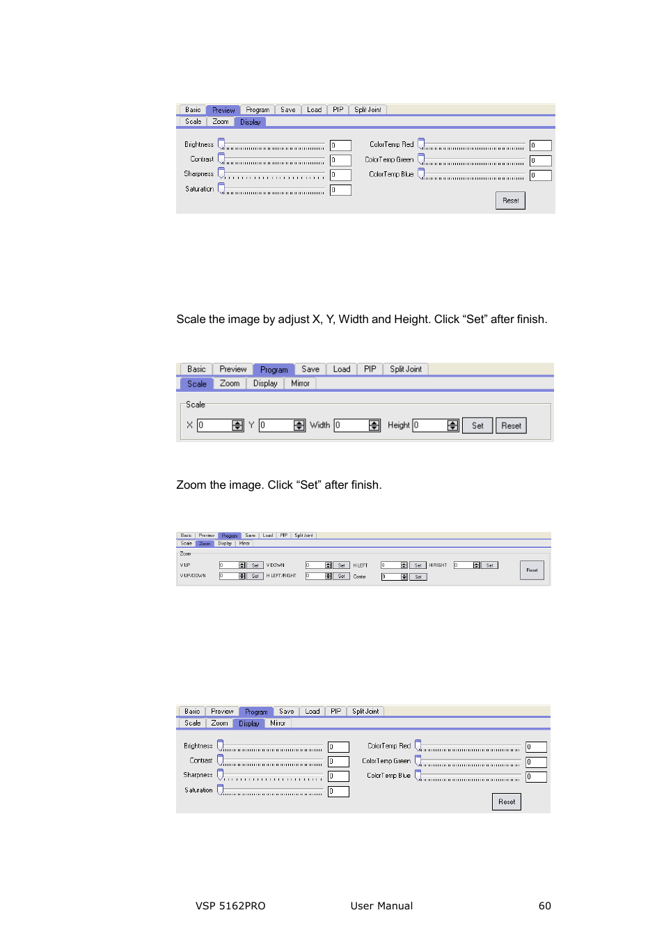 Program, Communication software guideline | RGBLink VSP 5162PRO User Manual | Page 60 / 114