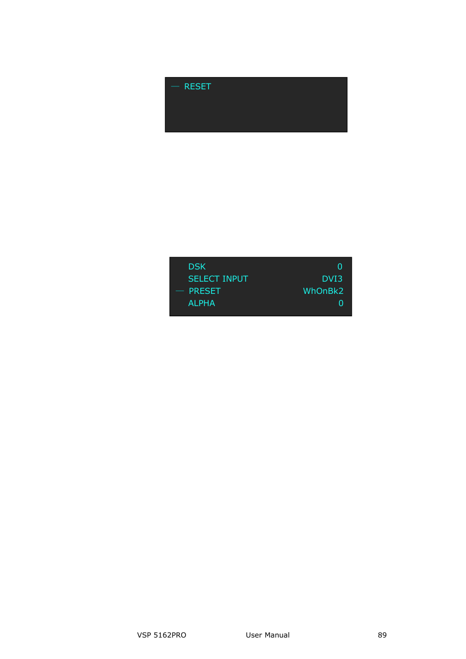 System setup and operation | RGBLink VSP 5162PRO User Manual | Page 89 / 114