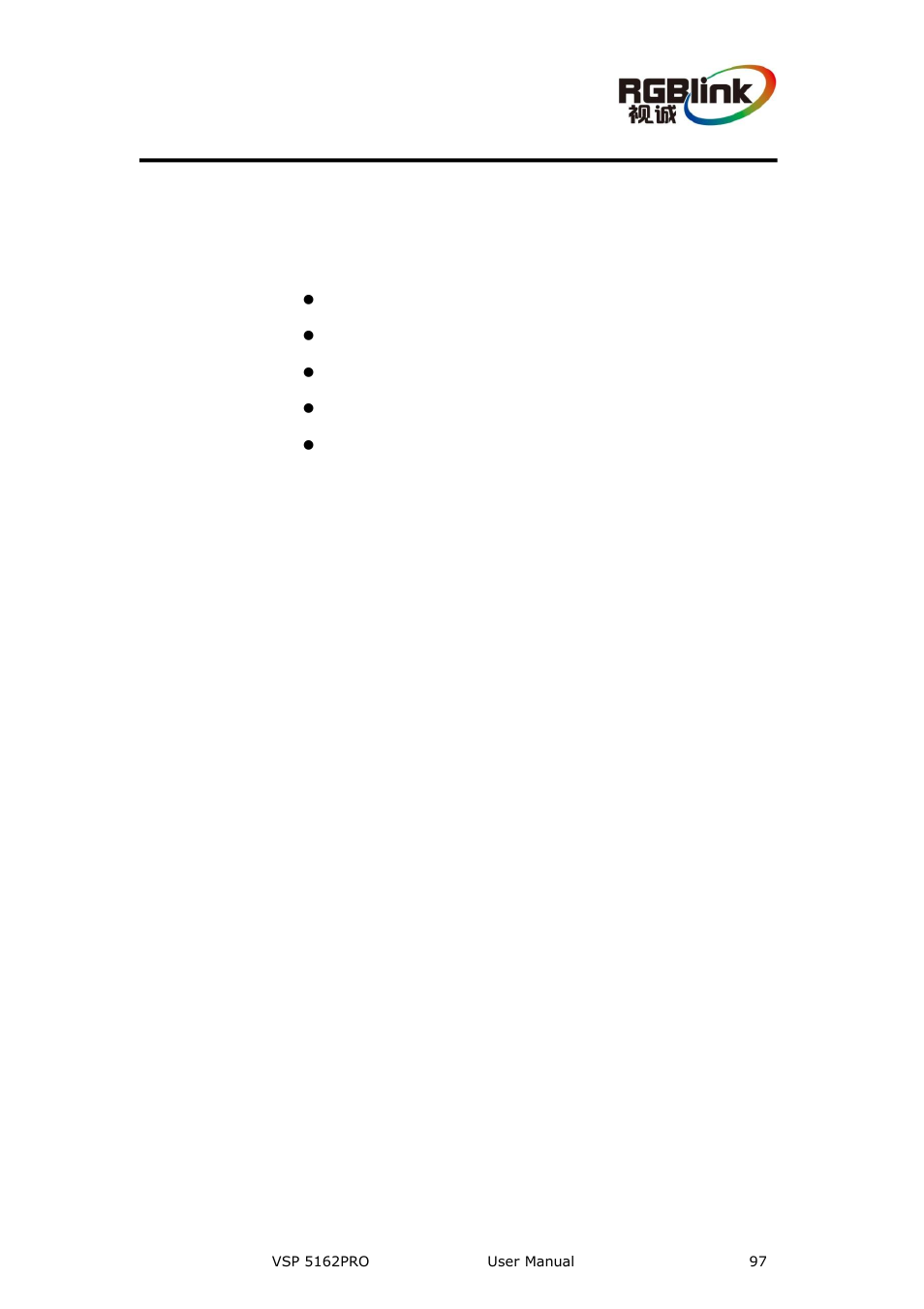 Common questions and solutions, In this chapter, Common questions and solution | 7 . common questions and solutions | RGBLink VSP 5162PRO User Manual | Page 97 / 114