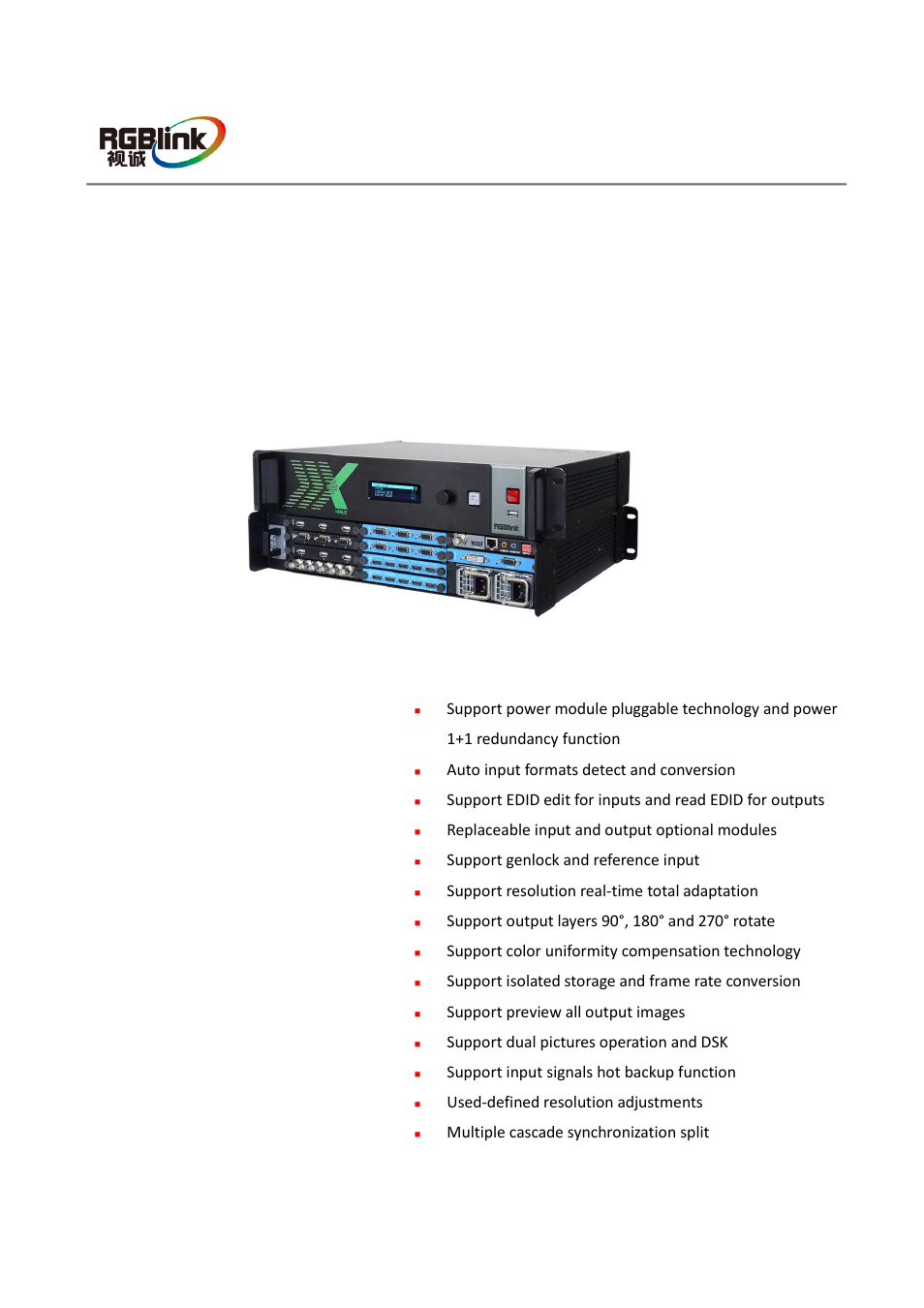 RGBLink VENUS X2 Quick Start User Manual | 31 pages