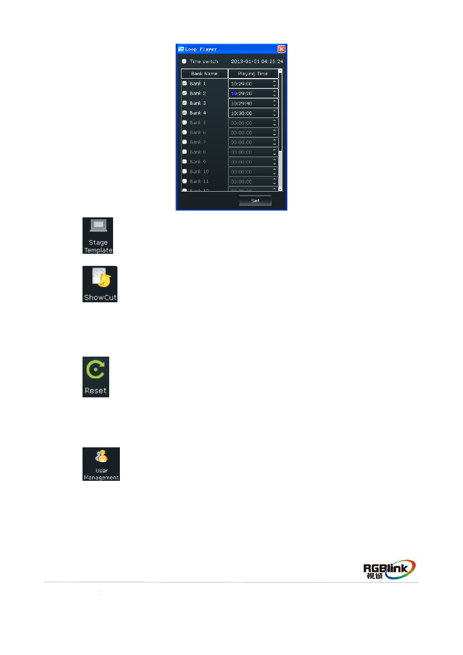 Reset, Other | RGBLink VENUS X2 Quick Start User Manual | Page 23 / 31