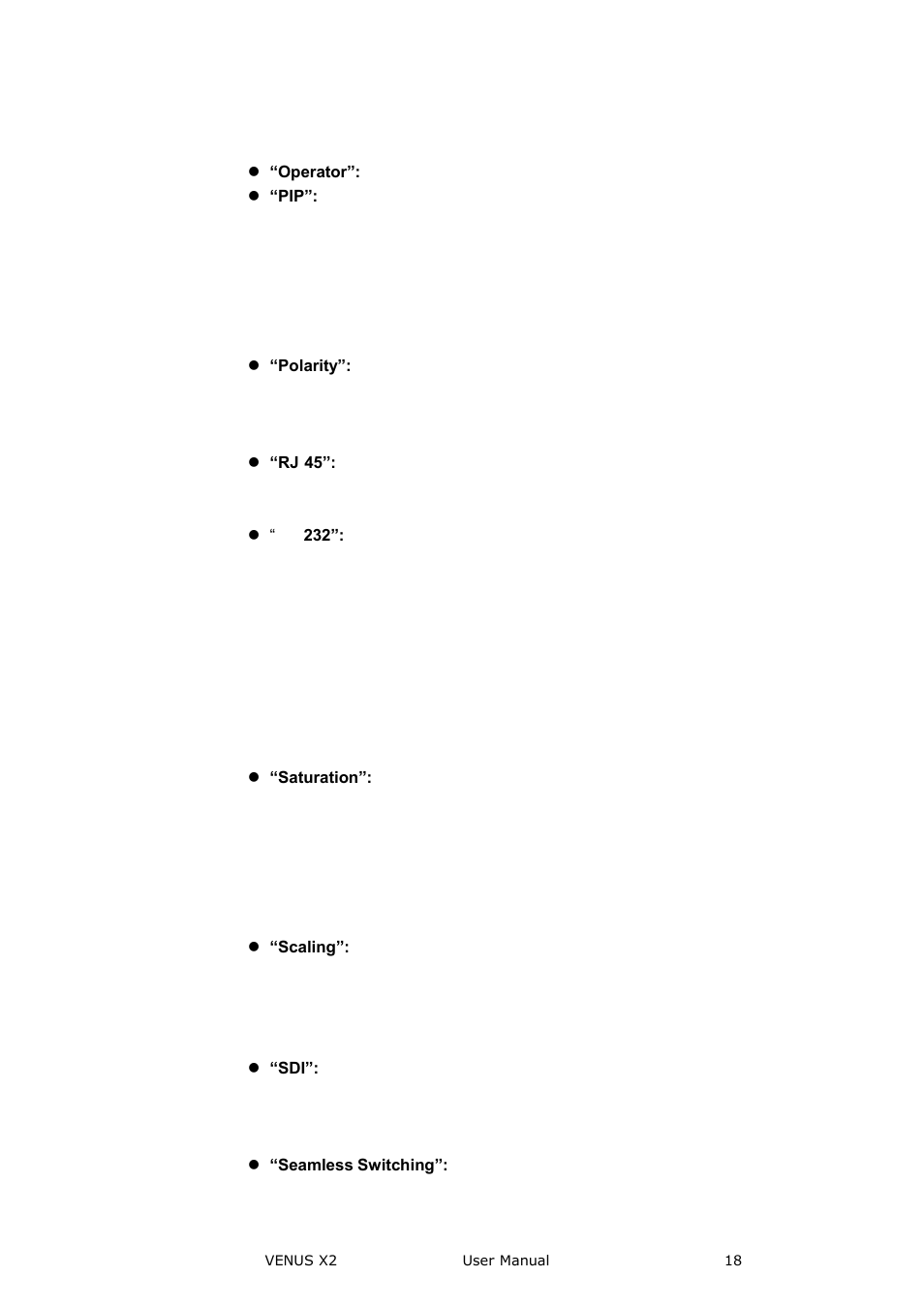 Brief introduction | RGBLink VENUS X2 User Manual User Manual | Page 18 / 68