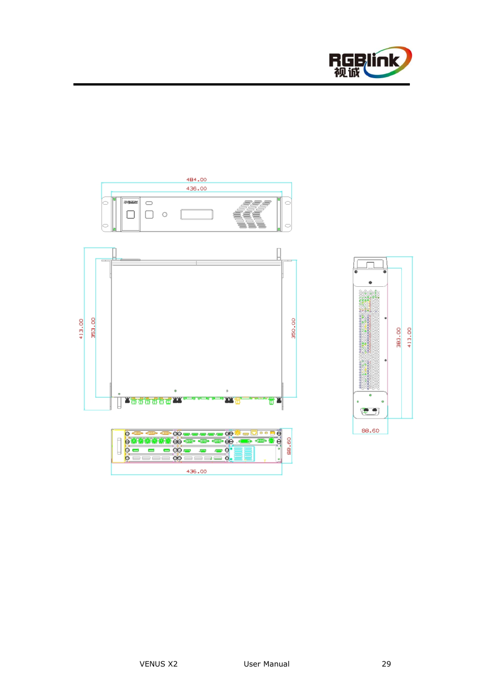 Hardware installation, In this chapter | RGBLink VENUS X2 User Manual User Manual | Page 29 / 68