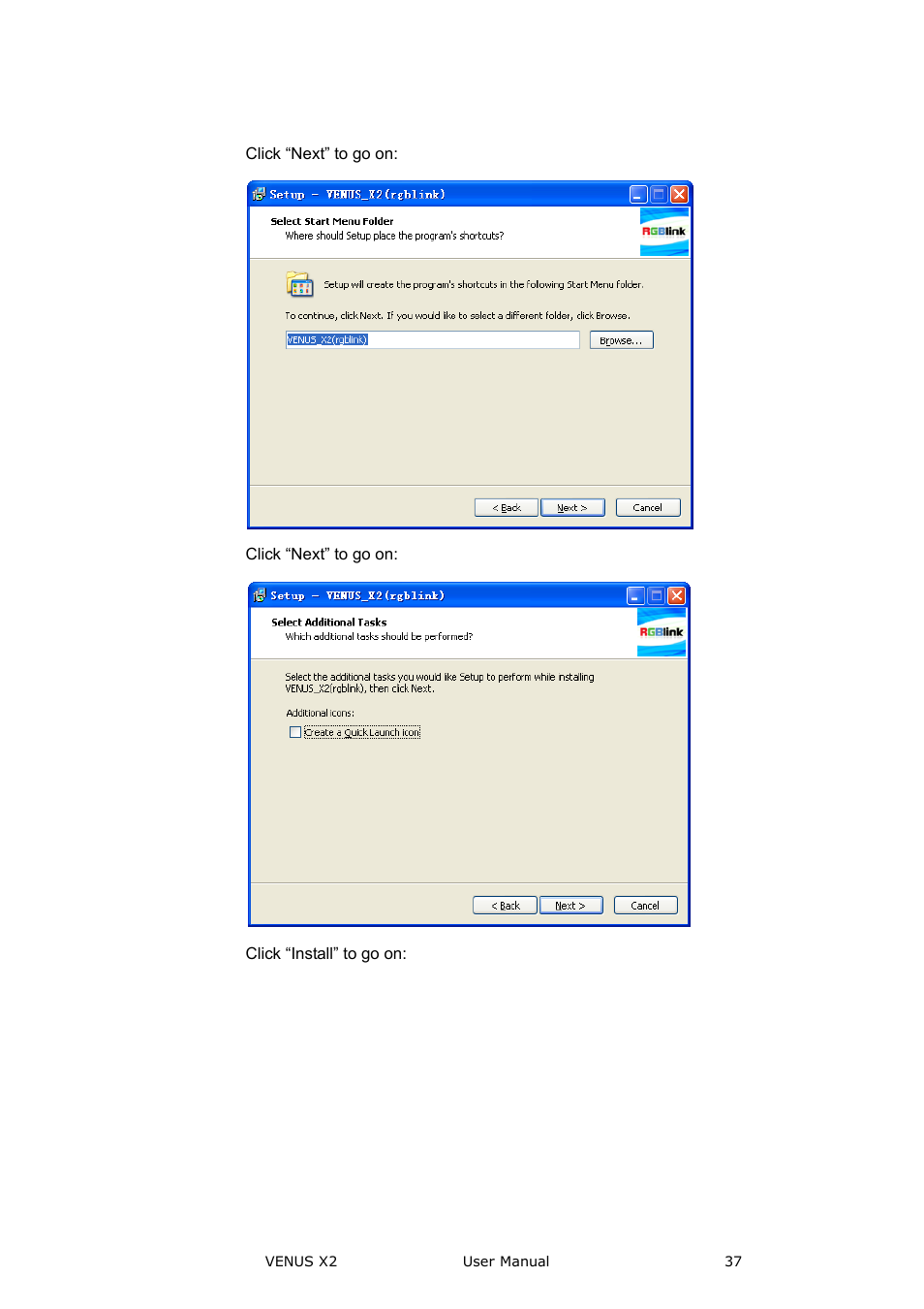Communication software guideline | RGBLink VENUS X2 User Manual User Manual | Page 37 / 68