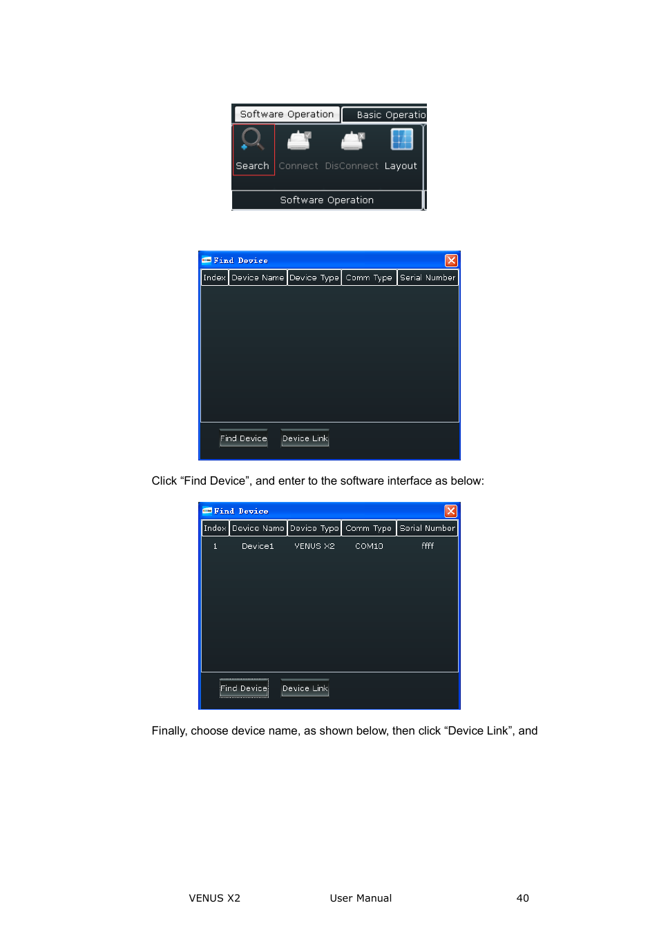 Communication software guideline | RGBLink VENUS X2 User Manual User Manual | Page 40 / 68