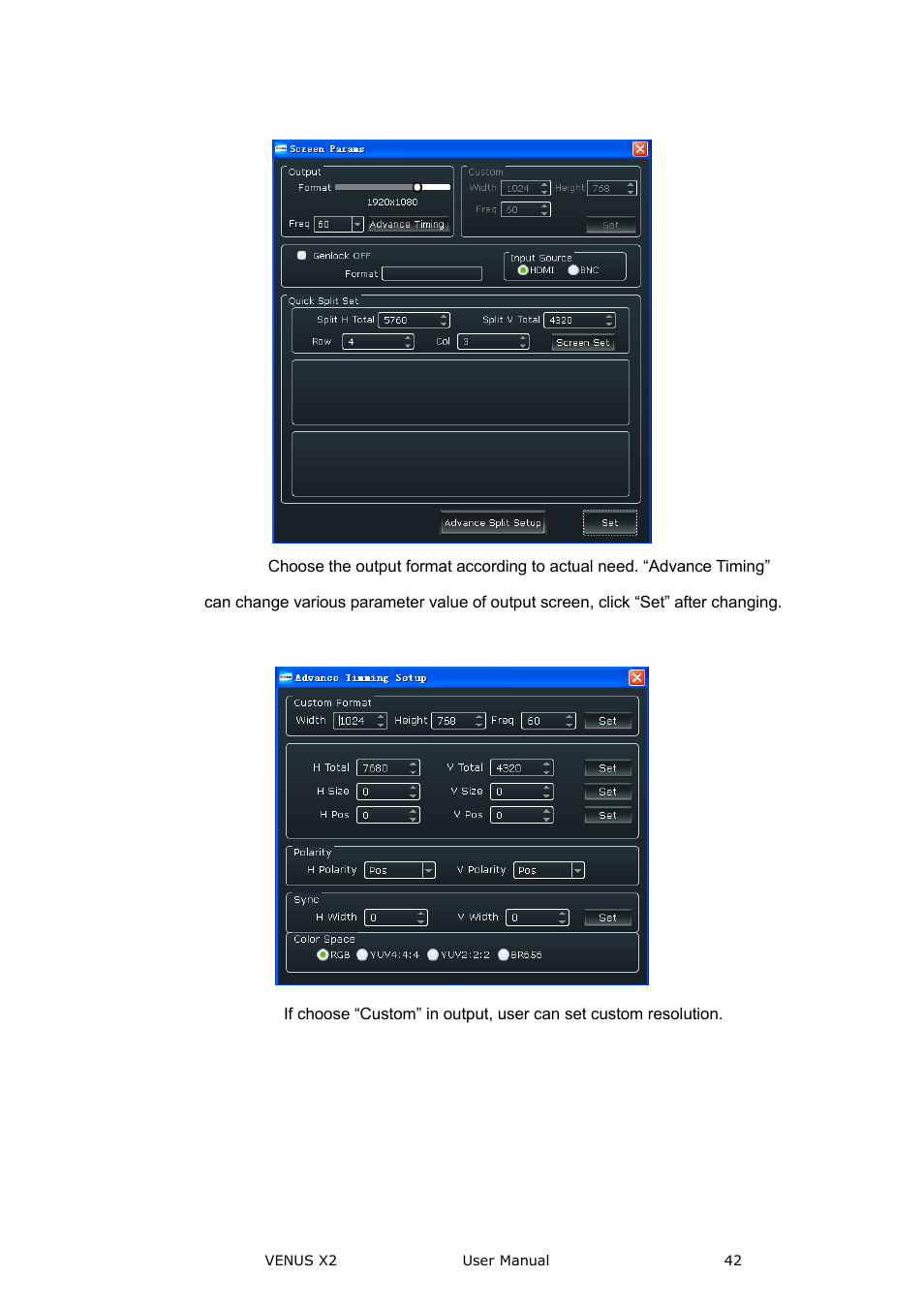 Communication software guideline | RGBLink VENUS X2 User Manual User Manual | Page 42 / 68