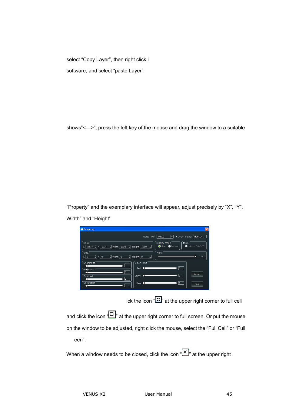 Communication software guideline | RGBLink VENUS X2 User Manual User Manual | Page 45 / 68