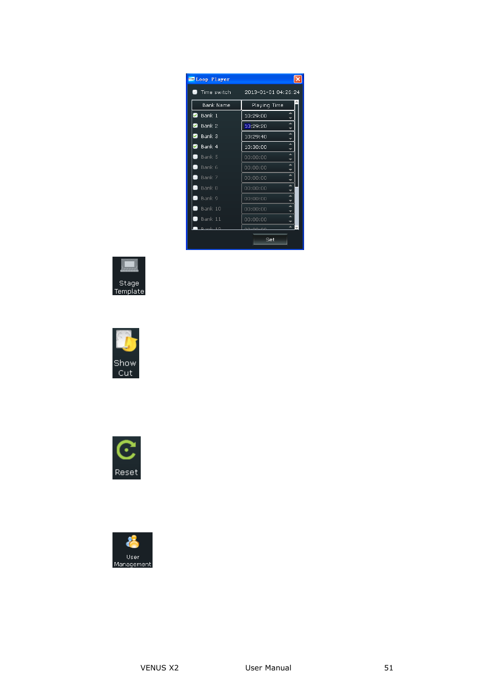 Reset, Other, Communication software guideline | RGBLink VENUS X2 User Manual User Manual | Page 51 / 68