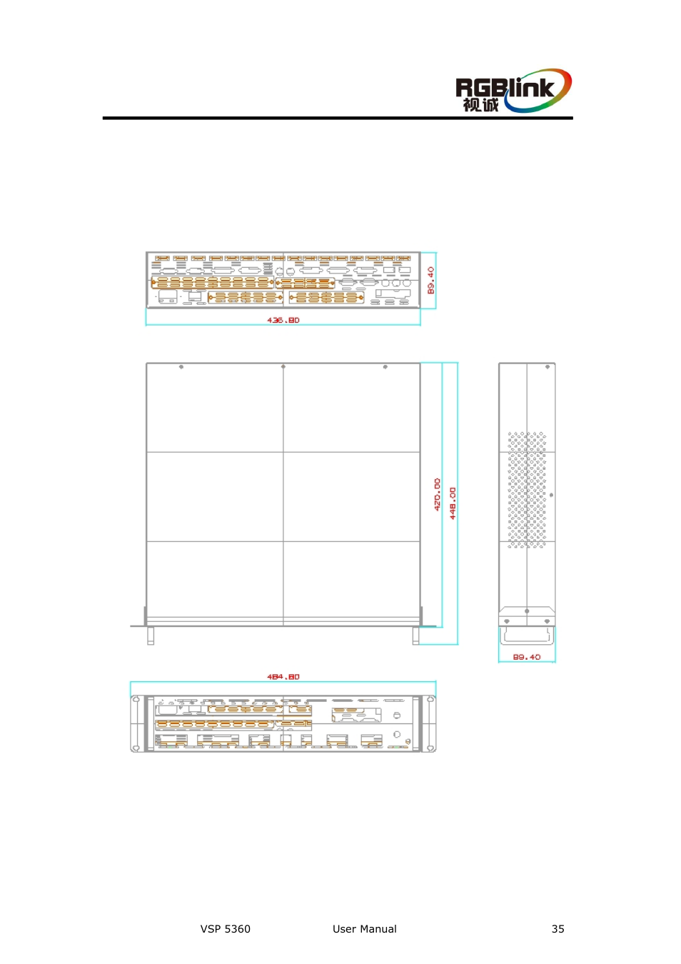 Hardware installation, In this chapter | RGBLink VSP 5360 User Manual | Page 35 / 110