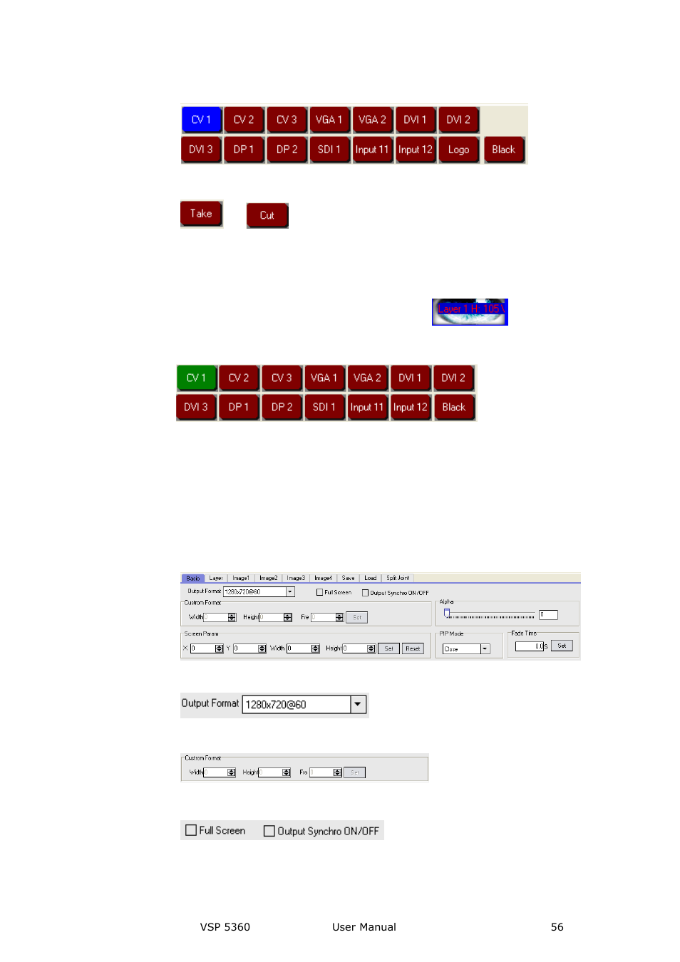 Program screen, Basic, Communication software guideline | RGBLink VSP 5360 User Manual | Page 56 / 110