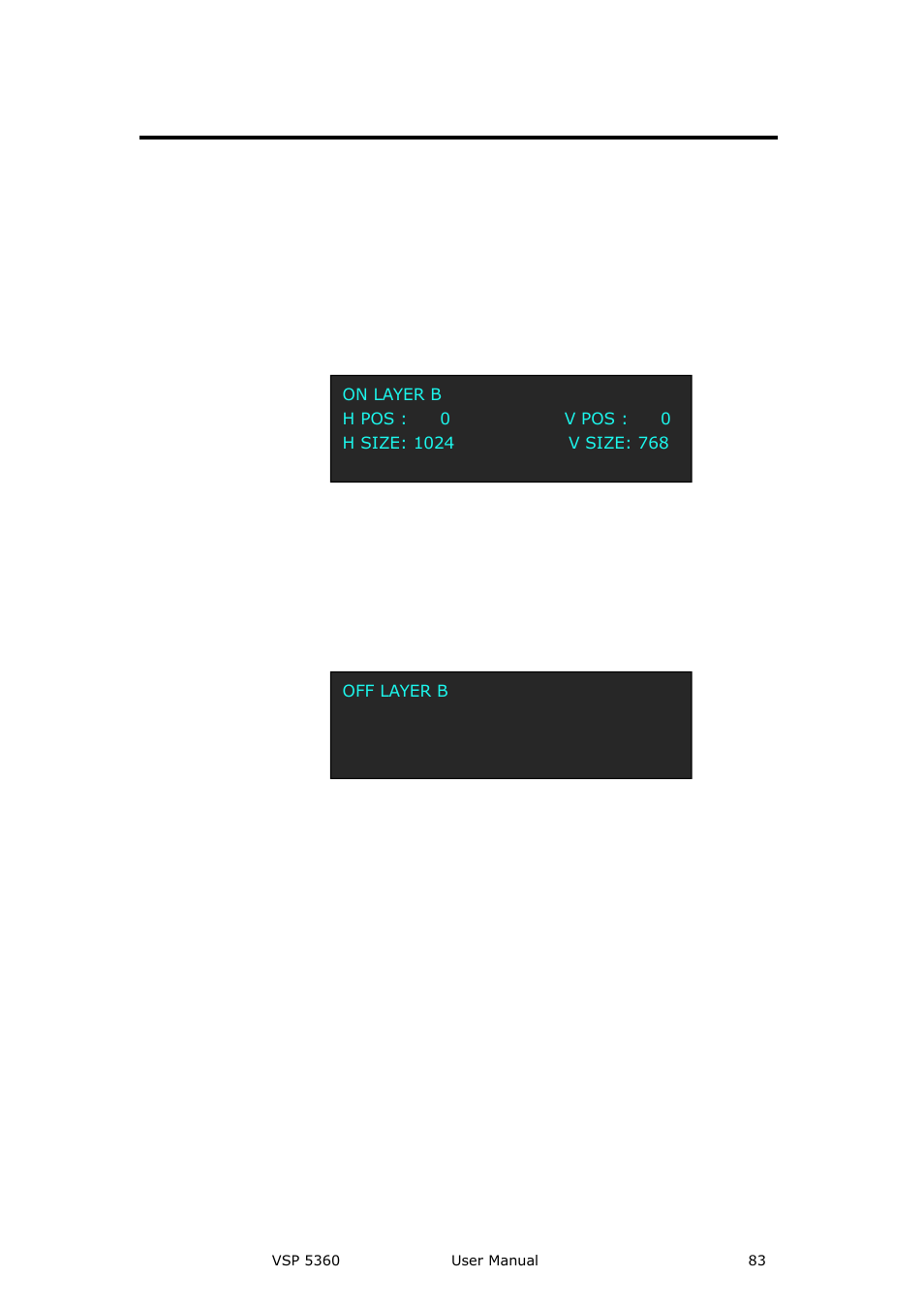 How to add or clear the layer, System setup and operation | RGBLink VSP 5360 User Manual | Page 83 / 110
